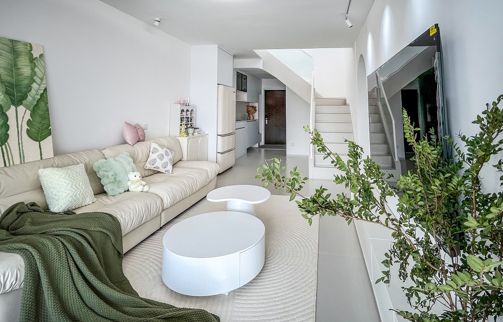 萬科金域國際-118㎡-簡約奶油