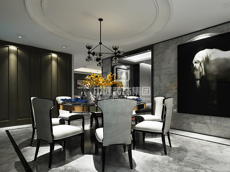 華發(fā)國賓壹號(hào)260平現(xiàn)代簡(jiǎn)約風(fēng)格案例